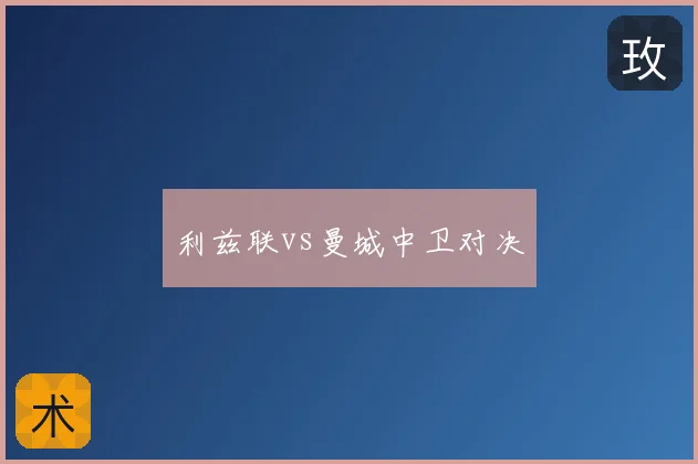 利兹联vs曼城中卫对决